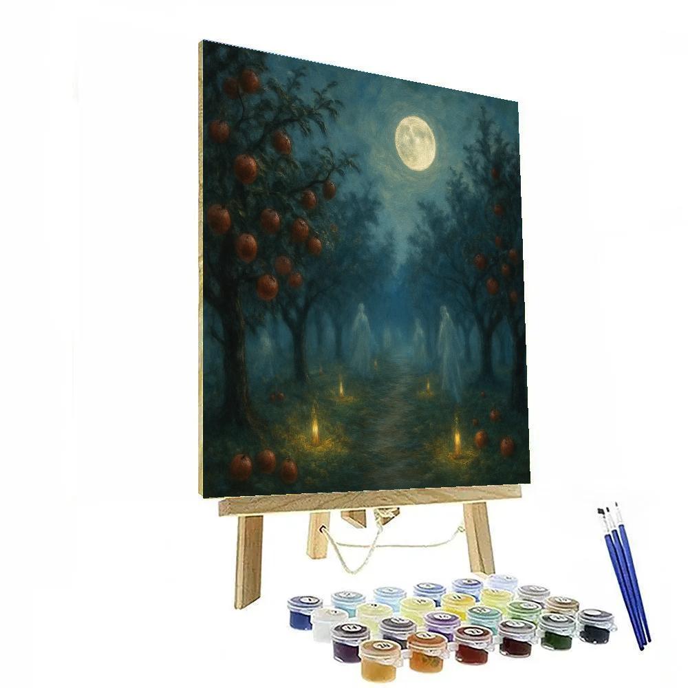 Eerie Twilight Orchard Paint by numbers kits