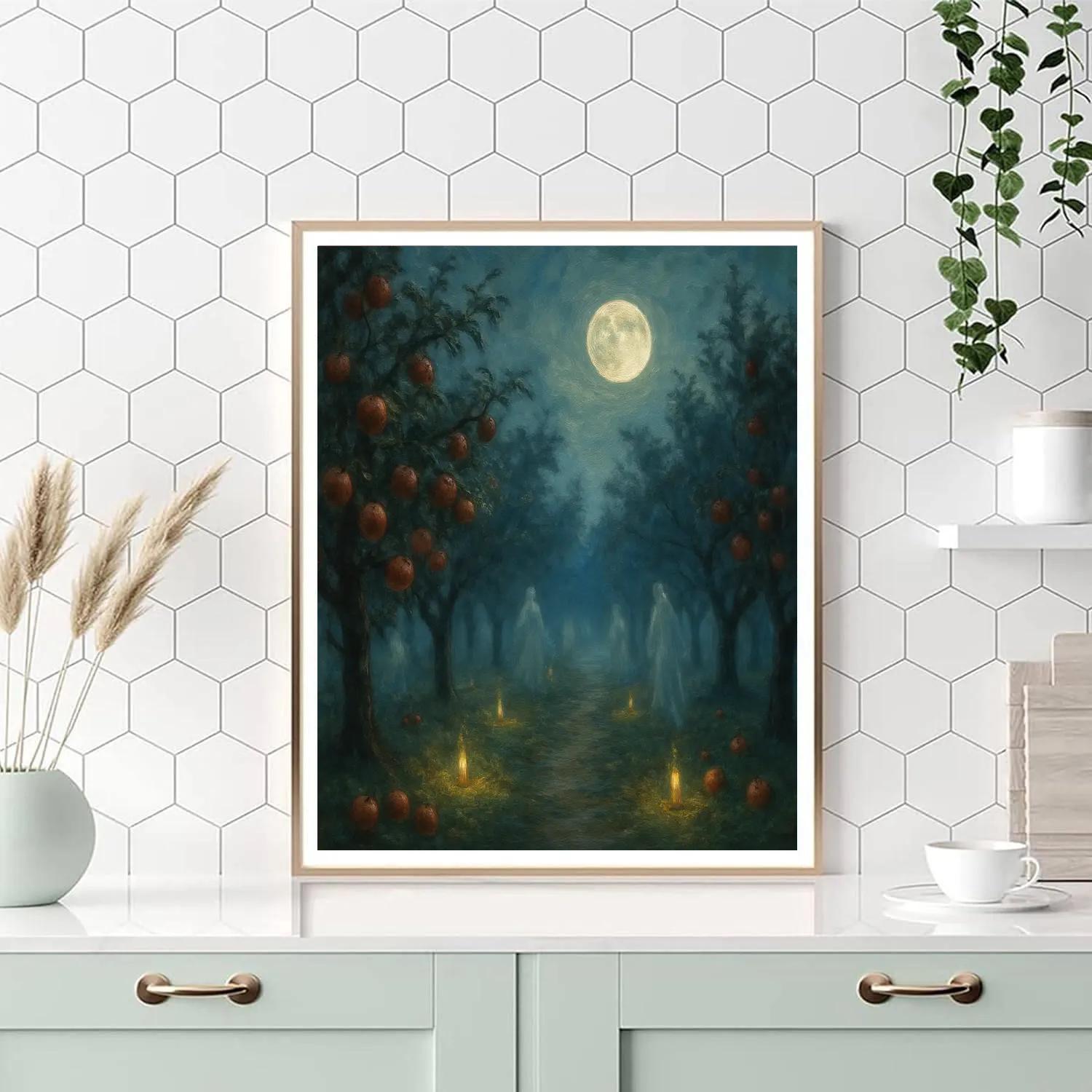 Eerie Twilight Orchard Paint by numbers kits