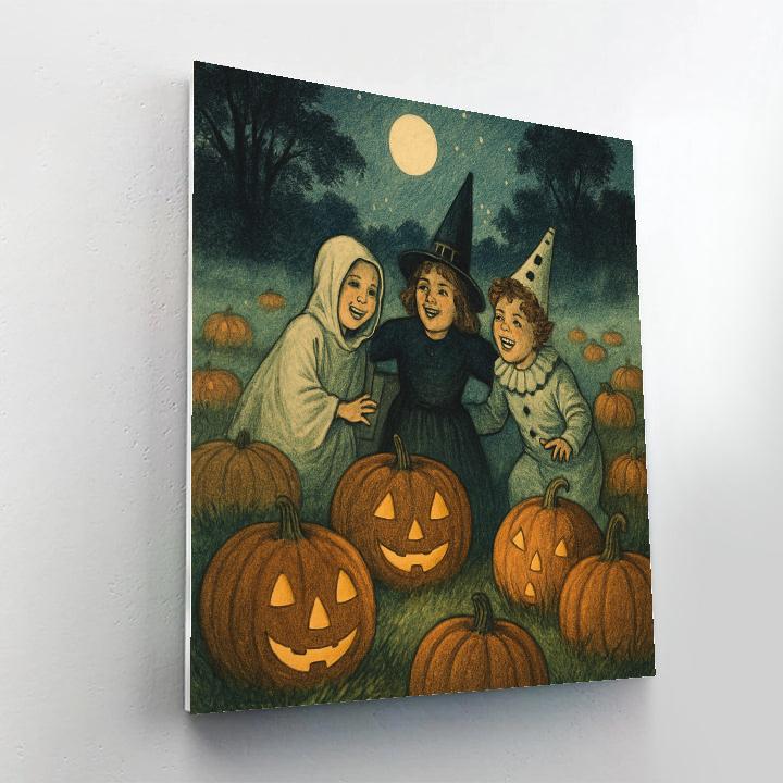 Misty Meadow Celebration paint by numbers