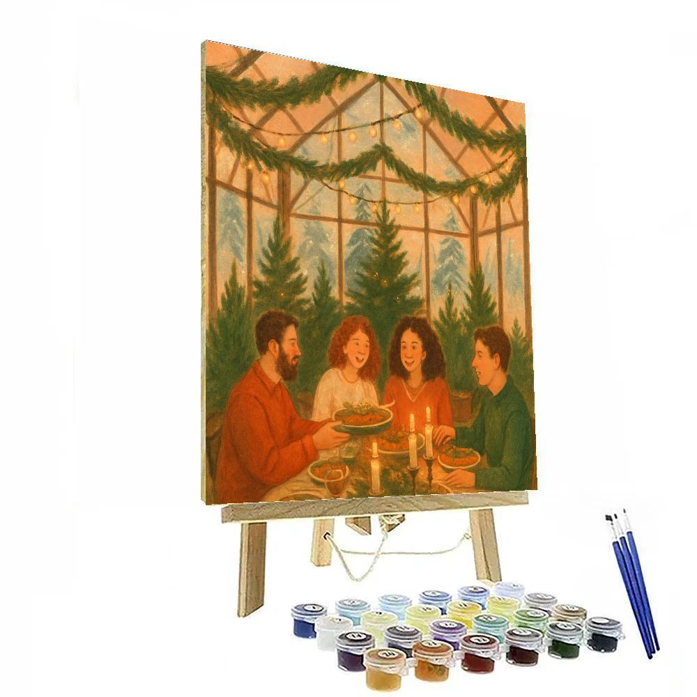 Midwinter Greenhouse Feast Number painting
