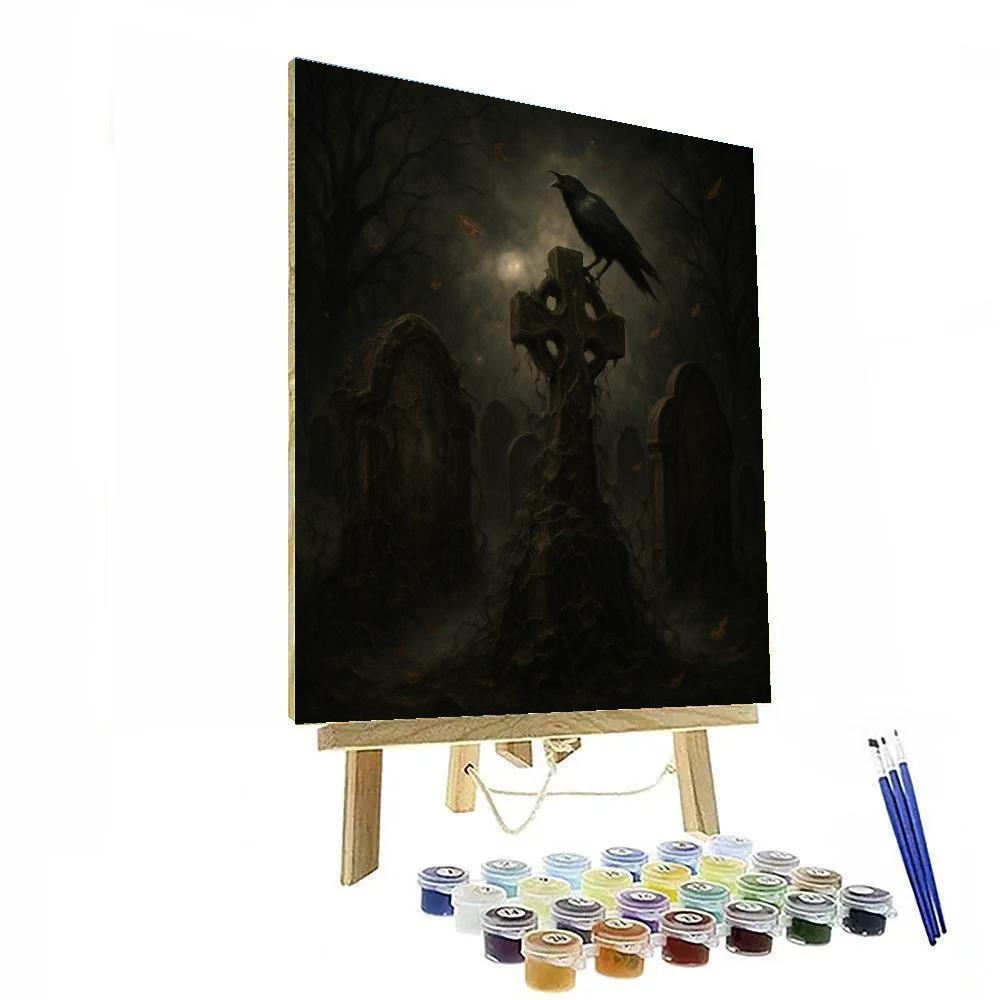Chilling Shadows Of The Past painting number kit