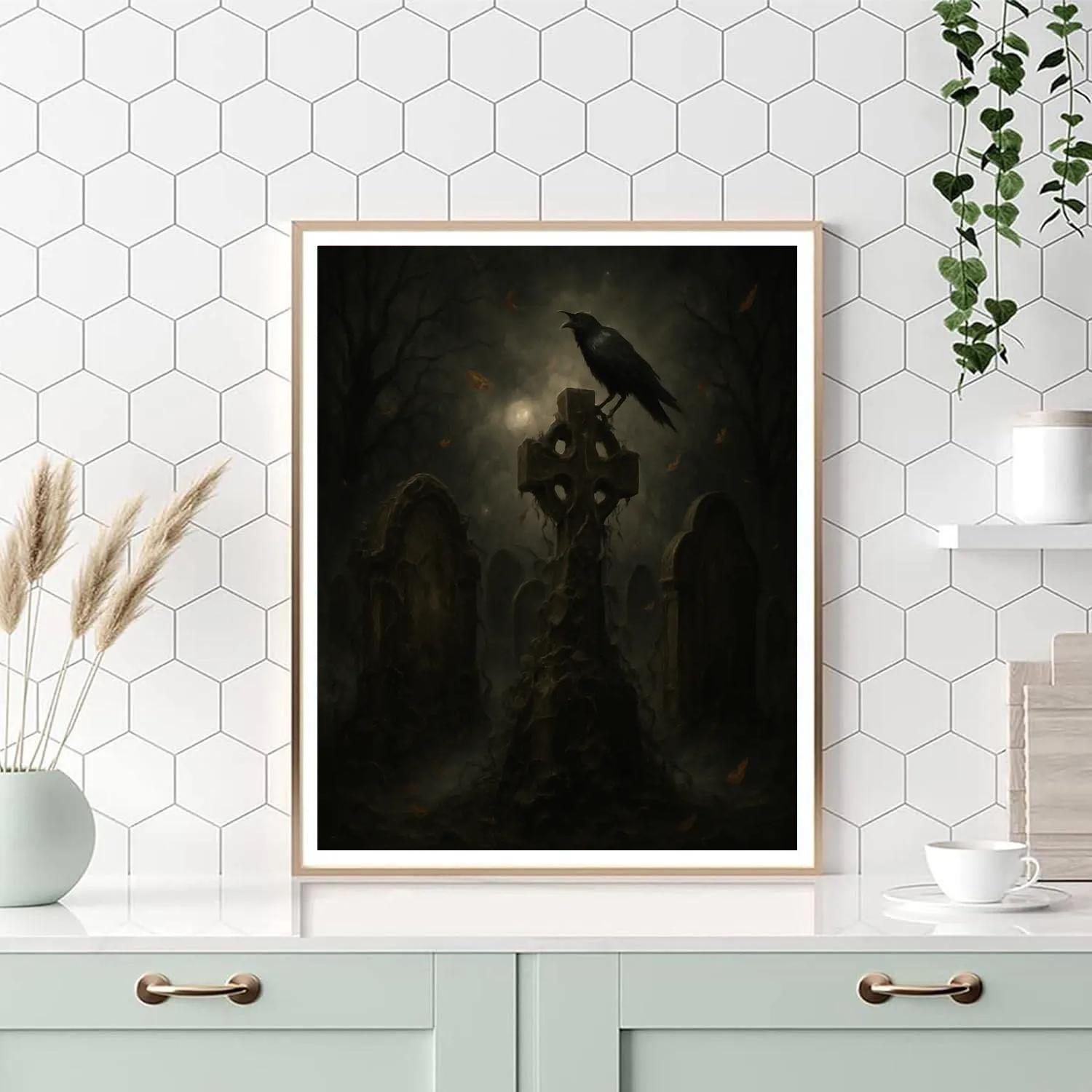 Chilling Shadows Of The Past painting number kit