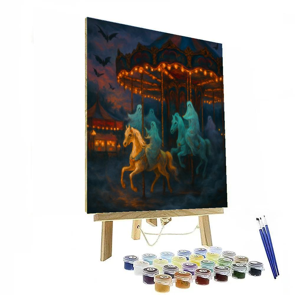 Spirited Twilight Carnival paint by numbers