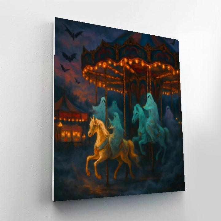 Spirited Twilight Carnival paint by numbers