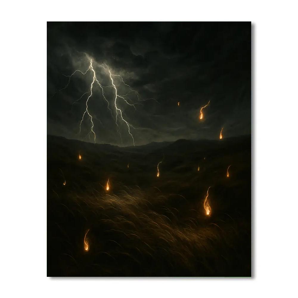 Haunting Moors Number painting