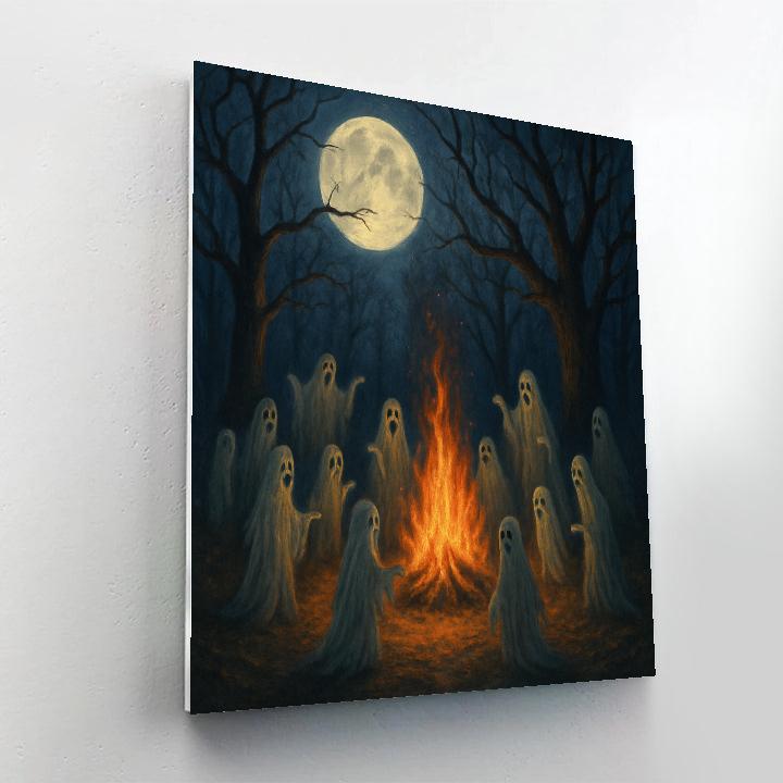 Bewitched Forest Clearing Numbered painting kits
