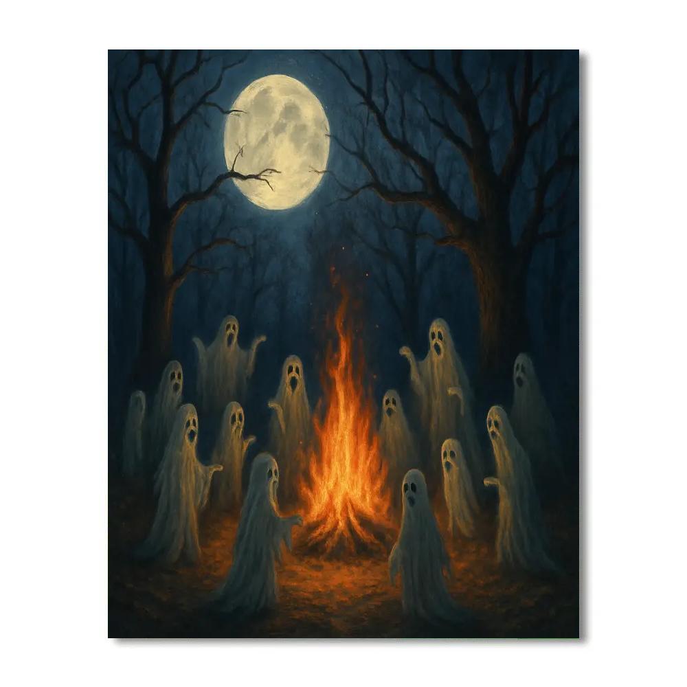 Bewitched Forest Clearing Numbered painting kits
