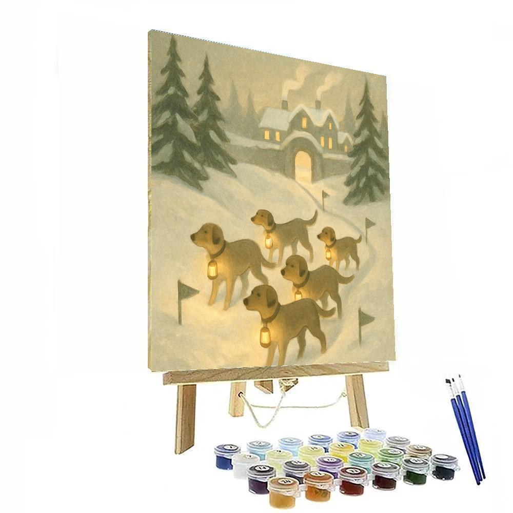 Snow Patrol Lantern Hounds Paint by numbers art