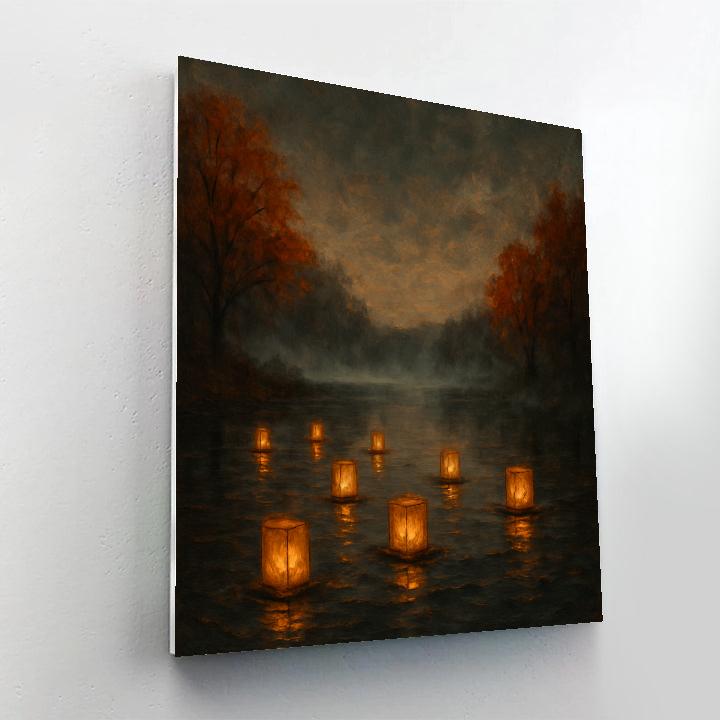 Lanterns On The Breeze DIY paint by numbers