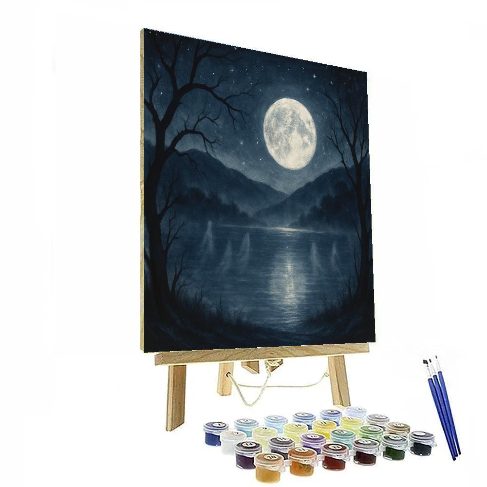 Ghostly Reflections Painting by numbers kit