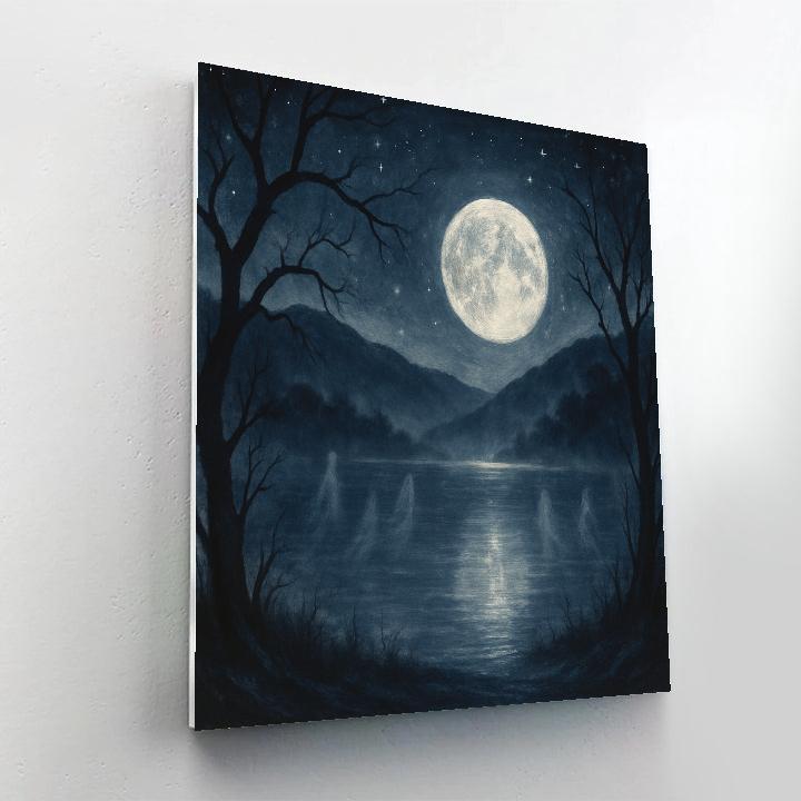 Ghostly Reflections Painting by numbers kit