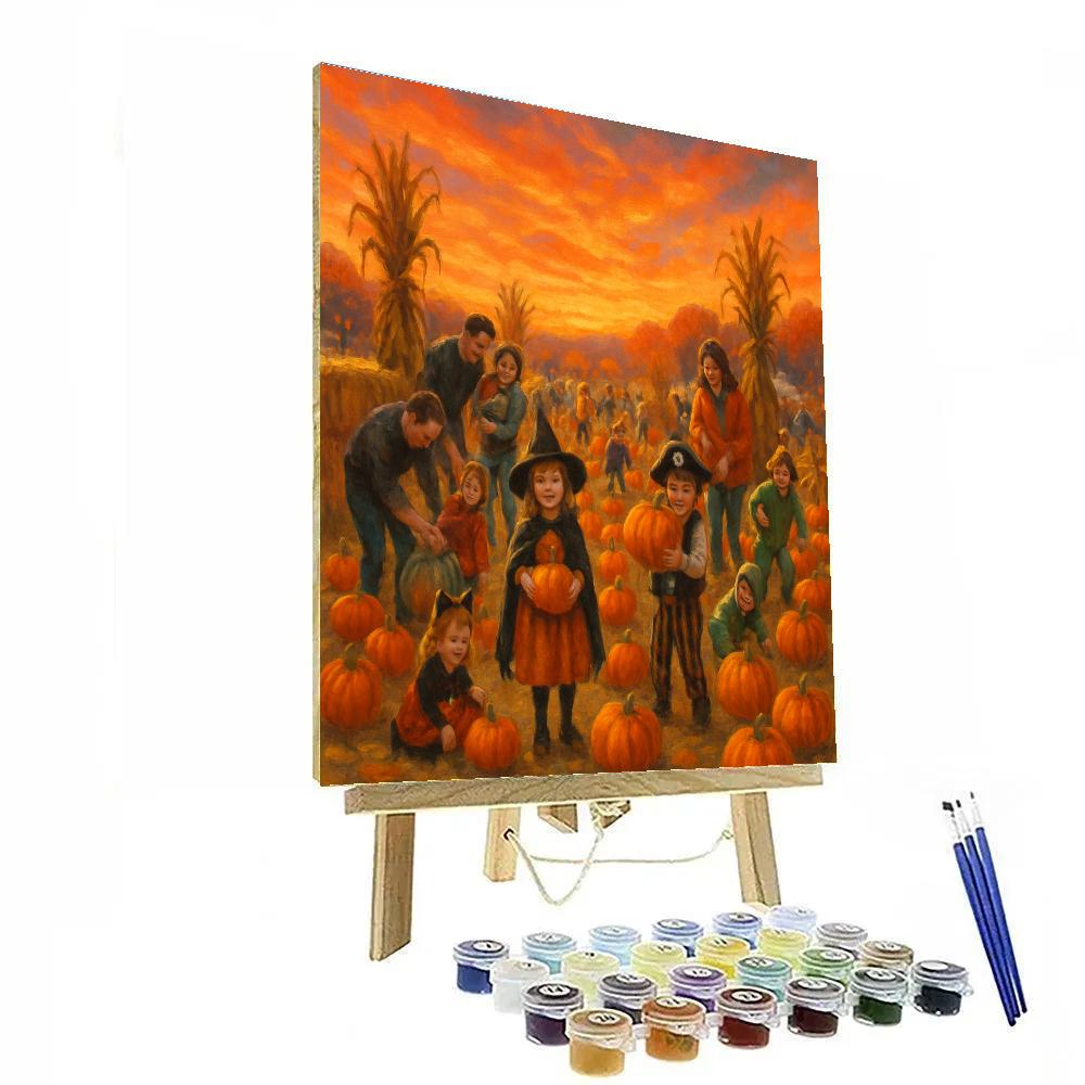 Autumn Harvest Festival Paint by numbers art