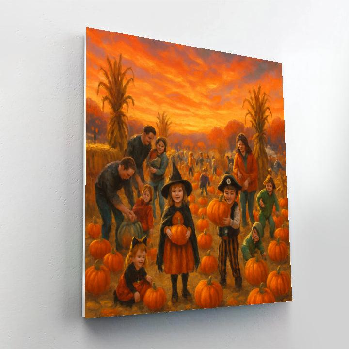 Autumn Harvest Festival Paint by numbers art