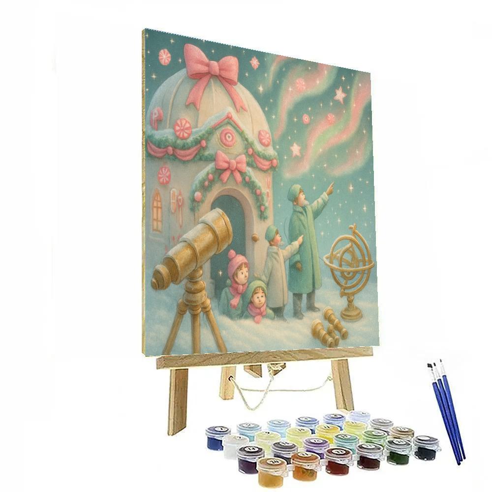 Sugarplum Observatory Night DIY paint by numbers