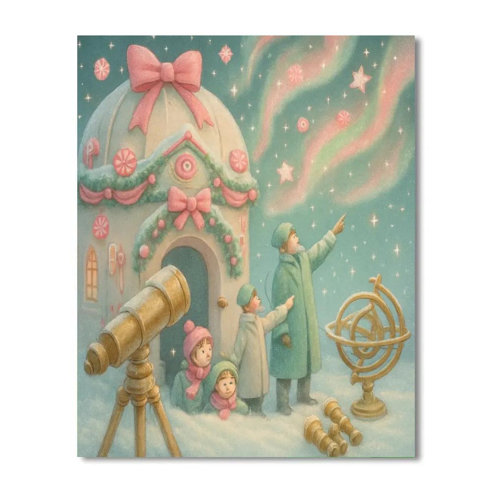 Sugarplum Observatory Night DIY paint by numbers