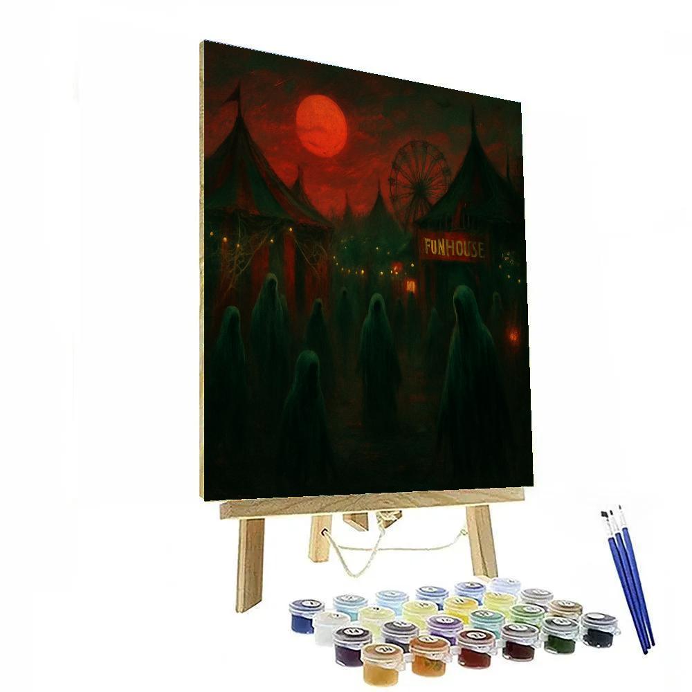 Creepy Carnival At Dusk DIY paint by numbers