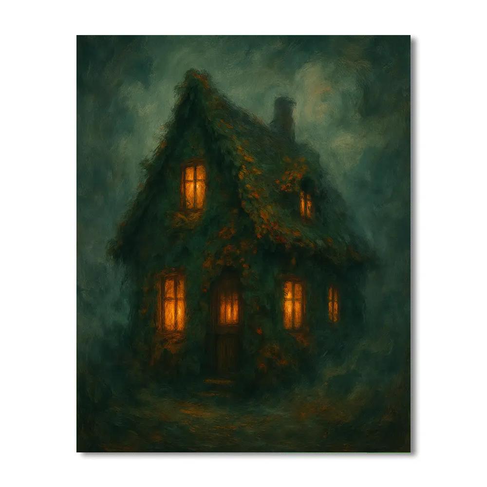 Haunted Ivy Cottage paint by color