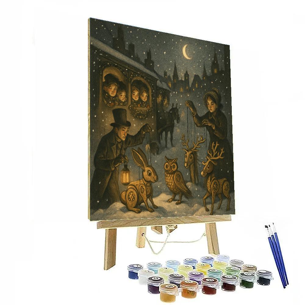 Clockwork Snowdrift Menagerie Paint by numbers kits