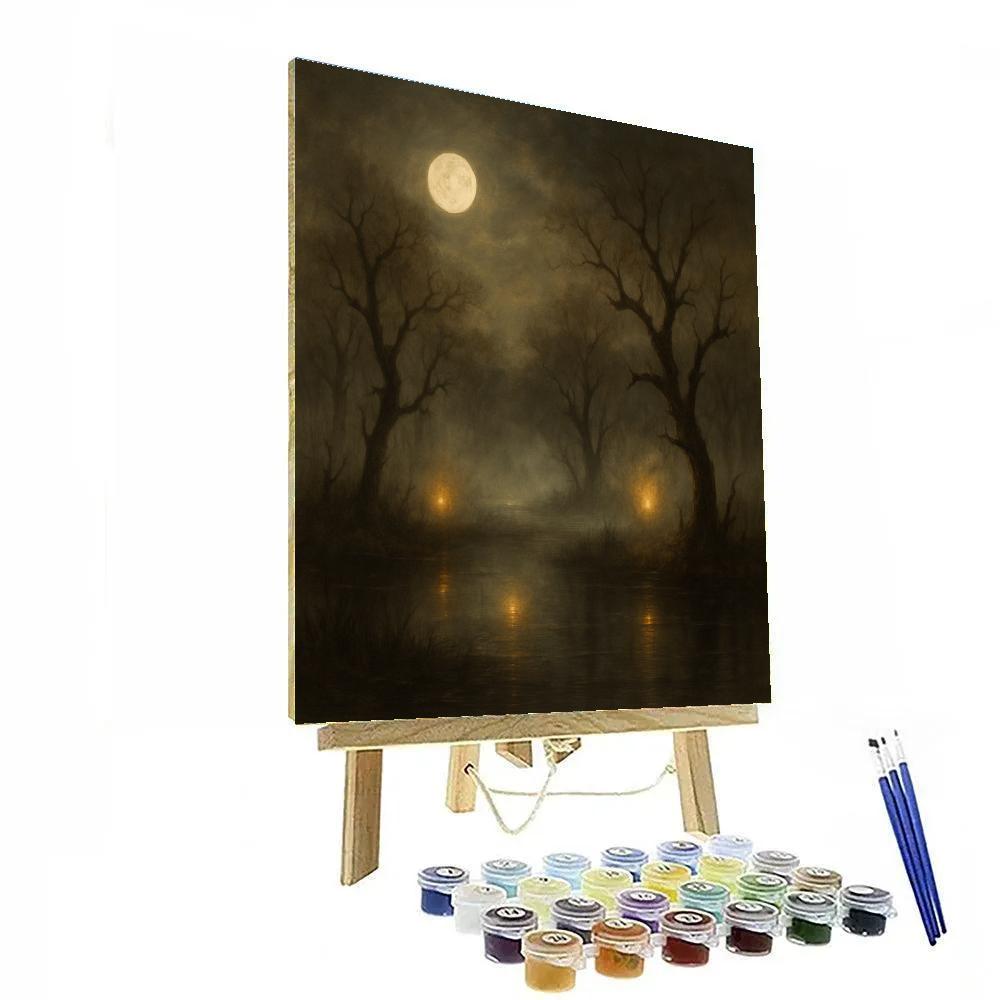 Haunted Marshland Painting by numbers kit