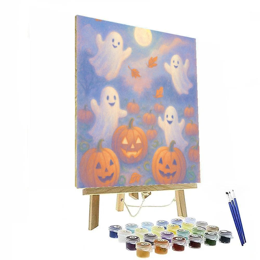 Whispers Of Halloween Night Number painting