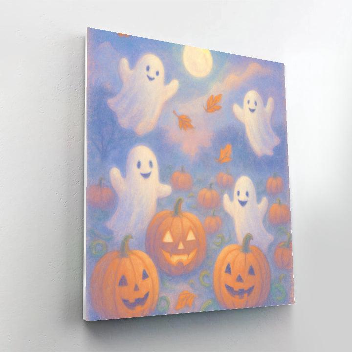 Whispers Of Halloween Night Number painting