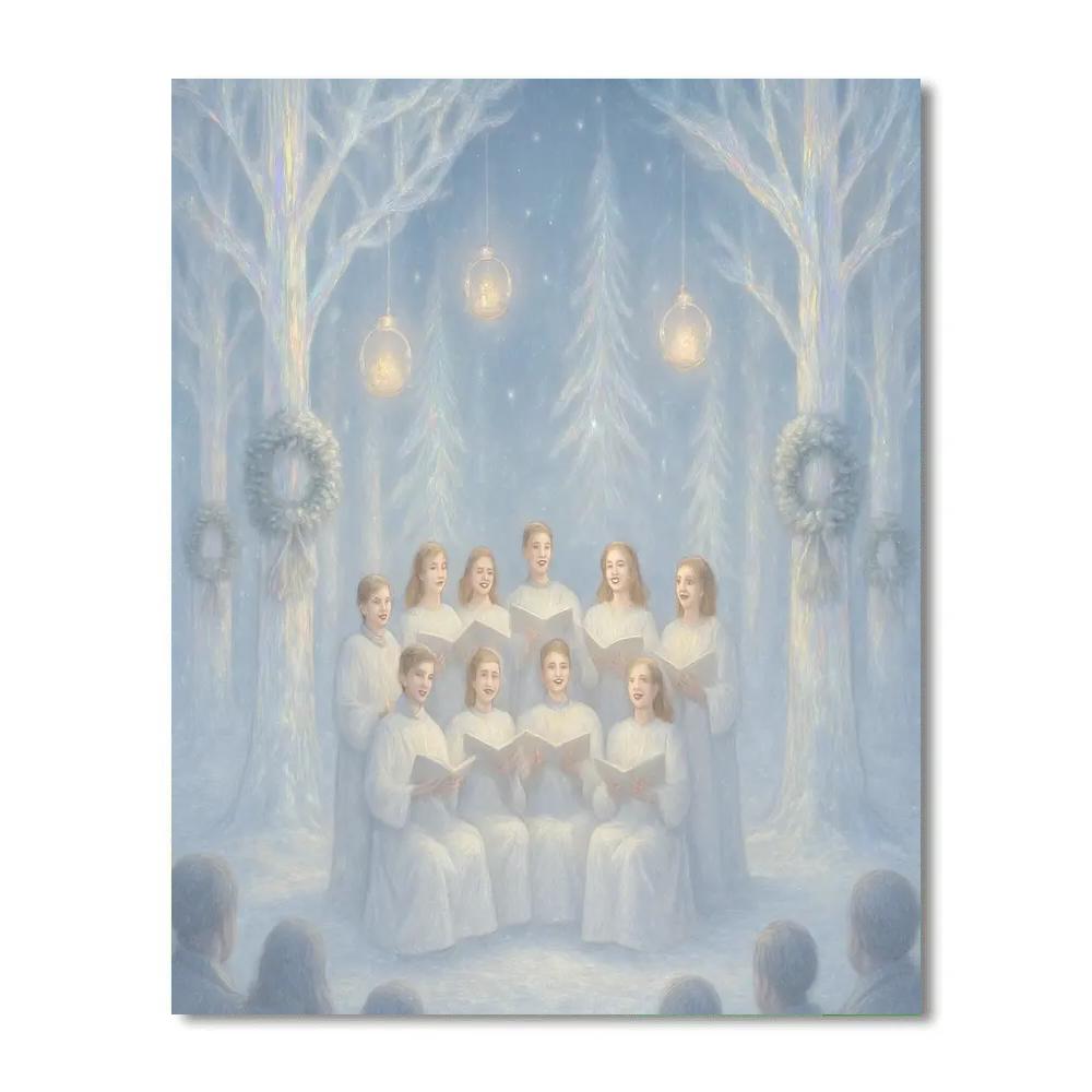 Crystal Pine Chapel Choir painting number kit
