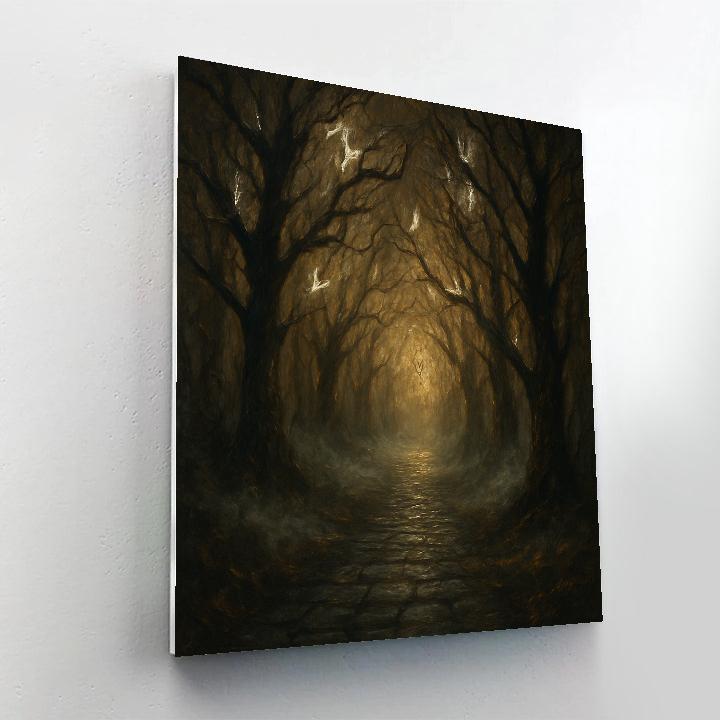 Cursed Pathway Paint by numbers kits