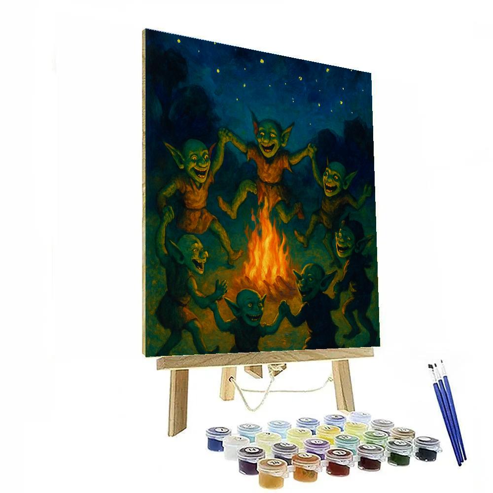 Goblins Dance At Dusk Painting by numbers kit