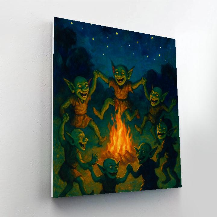 Goblins Dance At Dusk Painting by numbers kit