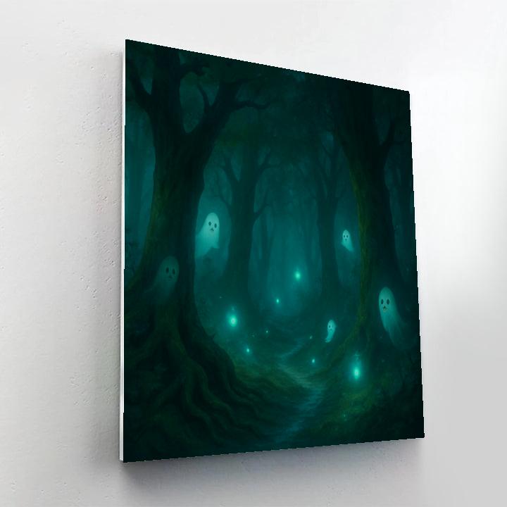 Haunting Forest Spirits Paint by numbers art