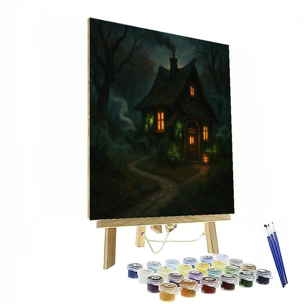 Wandering Witchs Path painting number kit