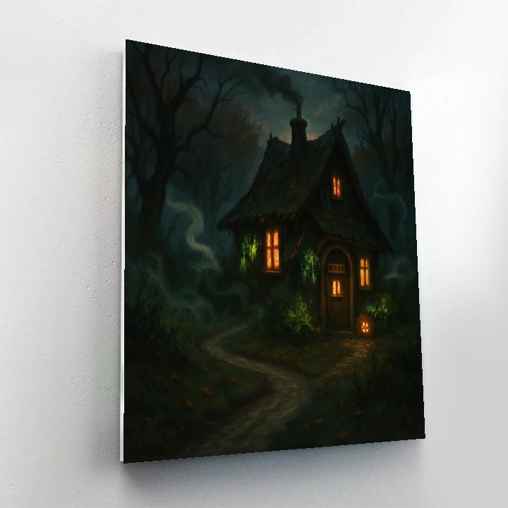 Wandering Witchs Path painting number kit
