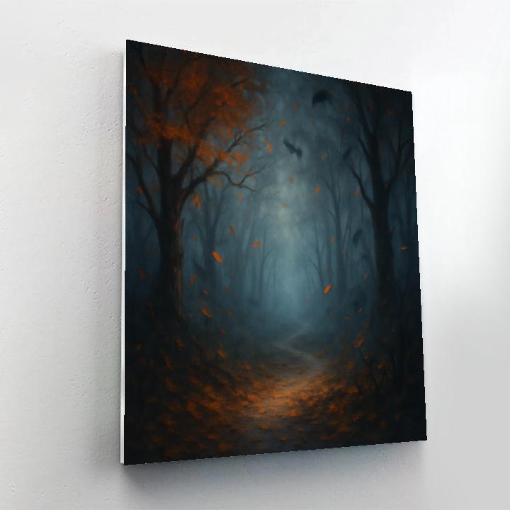 Autumns Mysterious Cloak paint by number