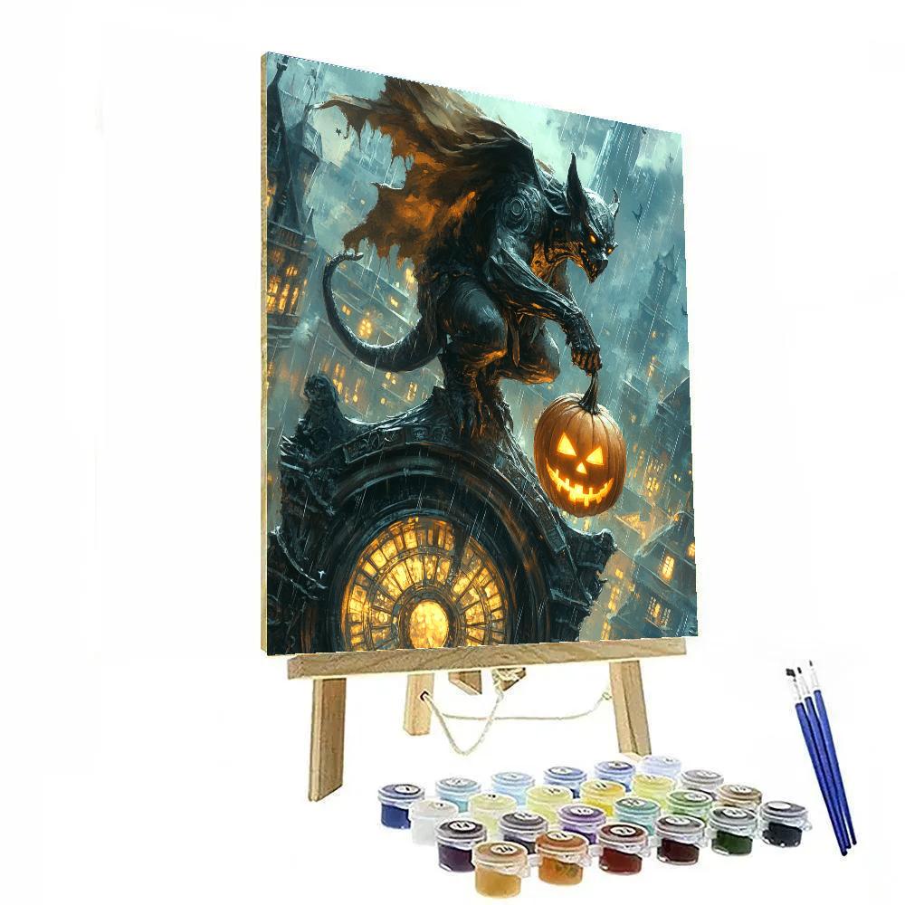 Lantern Clockwork Gargoyle paint by color