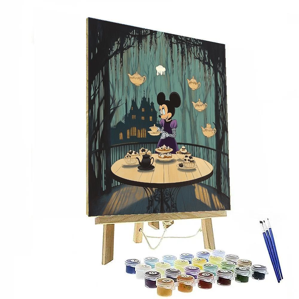 Haunted Tea Party At The Enchanted Manor Number painting