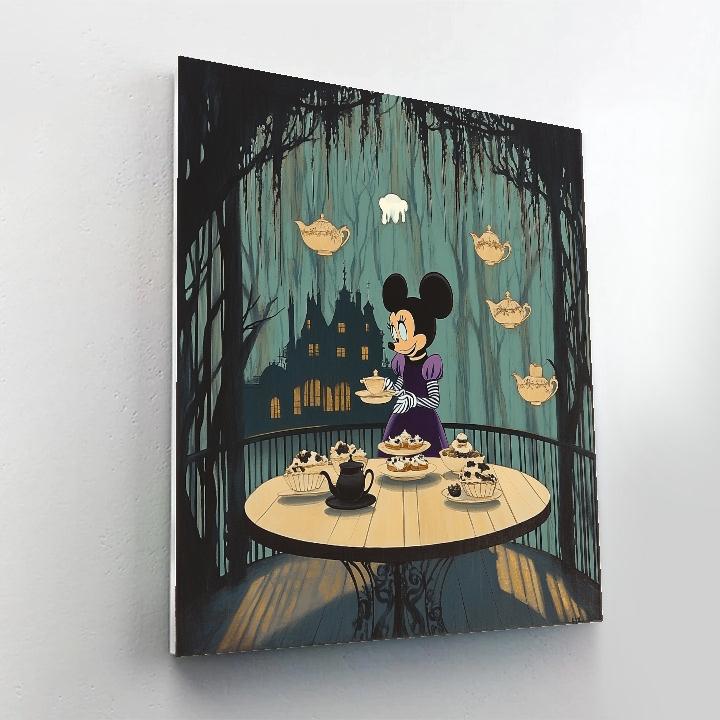 Haunted Tea Party At The Enchanted Manor Number painting