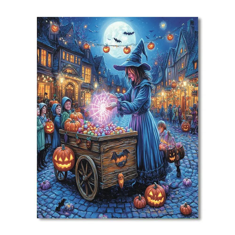 Midnight Candy Cart Conjurer Numbered painting kits