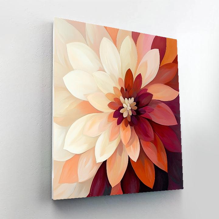 Georgia OKeeffe Inspired Desert Flowers Painting by numbers kit
