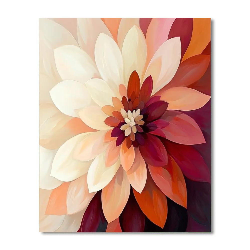 Georgia OKeeffe Inspired Desert Flowers Painting by numbers kit