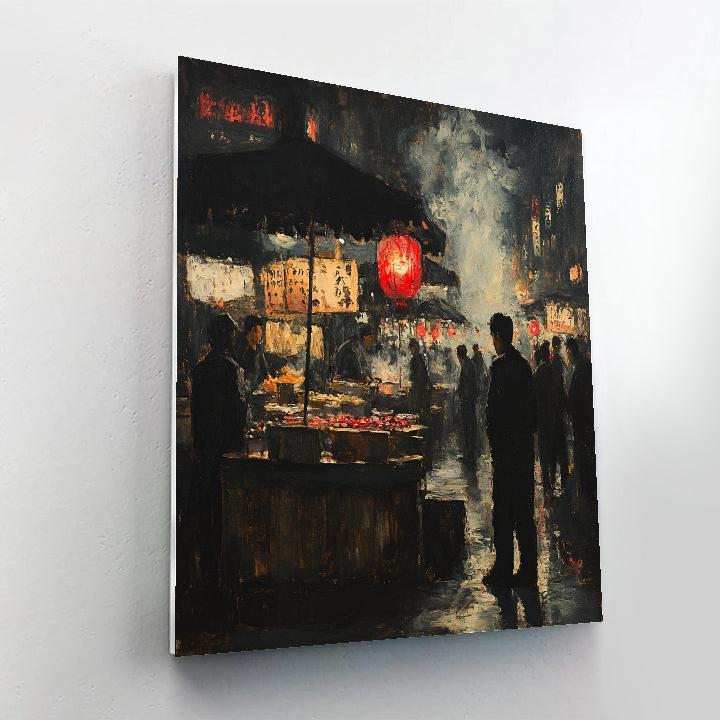 Goya Inspired Midnight Market Painting by numbers kit