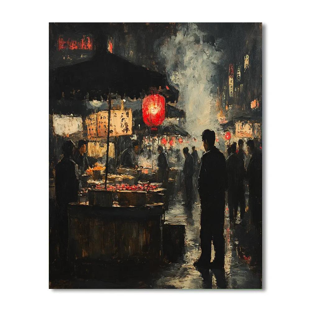 Goya Inspired Midnight Market Painting by numbers kit