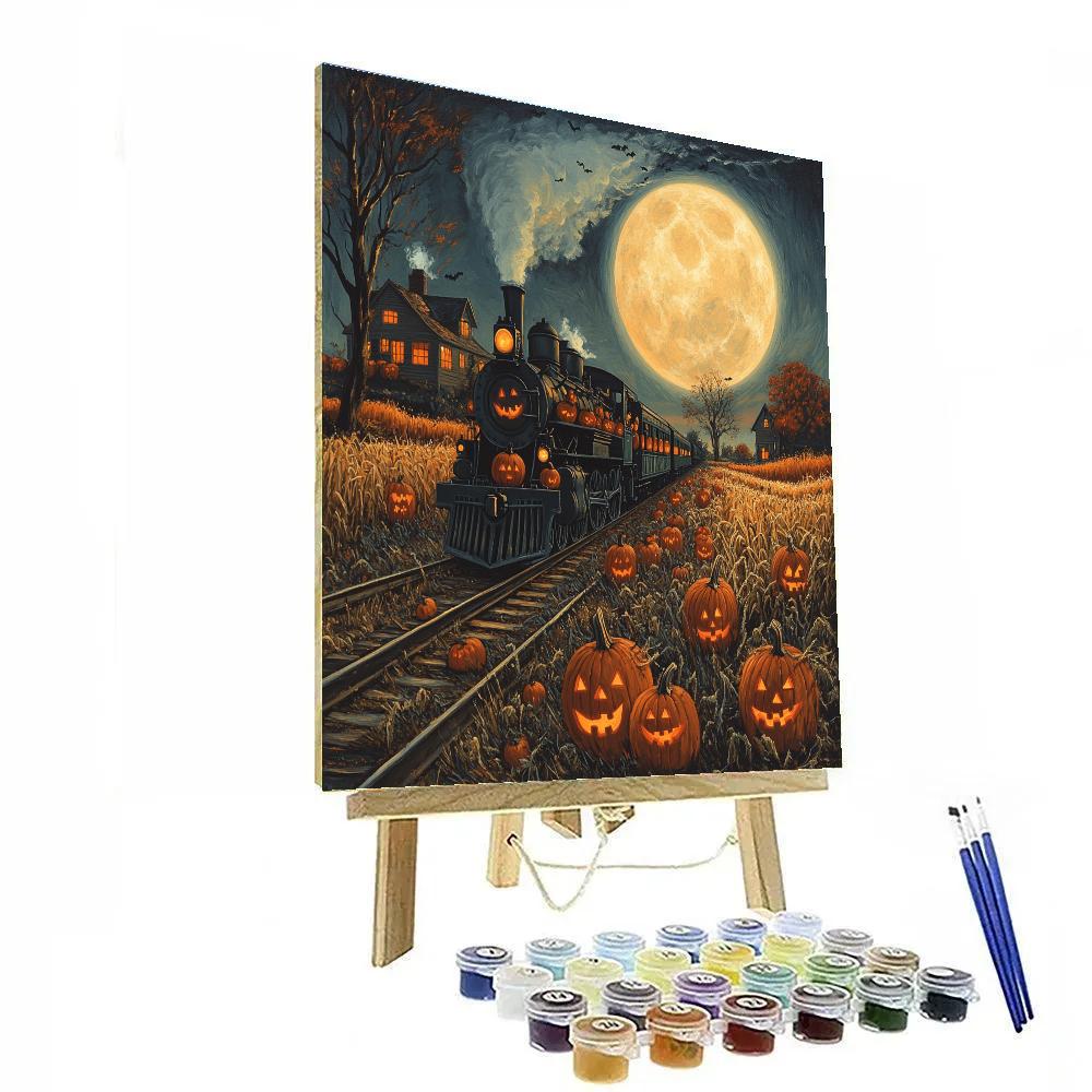 Harvest Moon Train Of Shadows paint by color