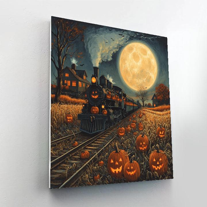 Harvest Moon Train Of Shadows paint by color