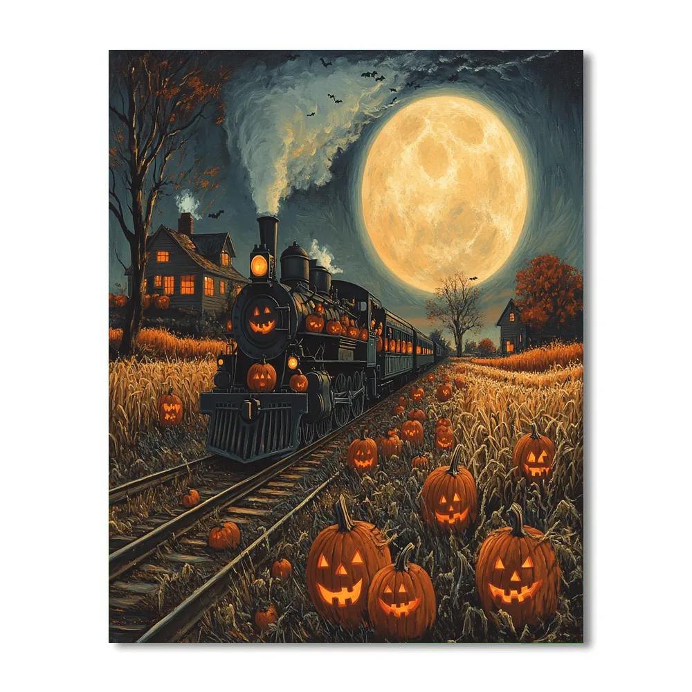 Harvest Moon Train Of Shadows paint by color