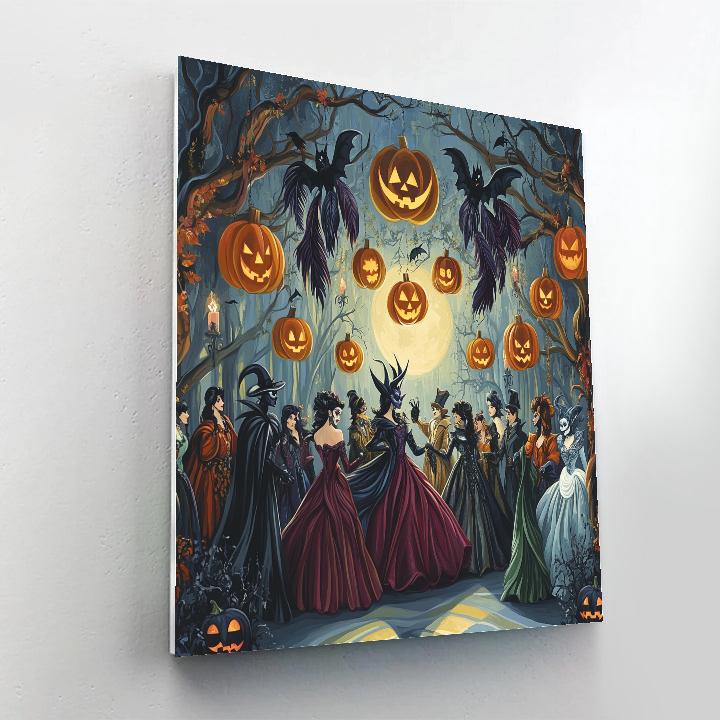 Villainous Midnight Masquerade painting number kit