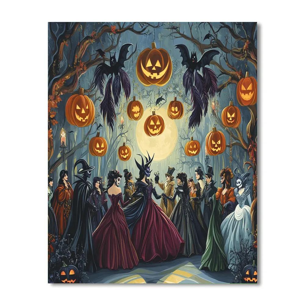Villainous Midnight Masquerade painting number kit