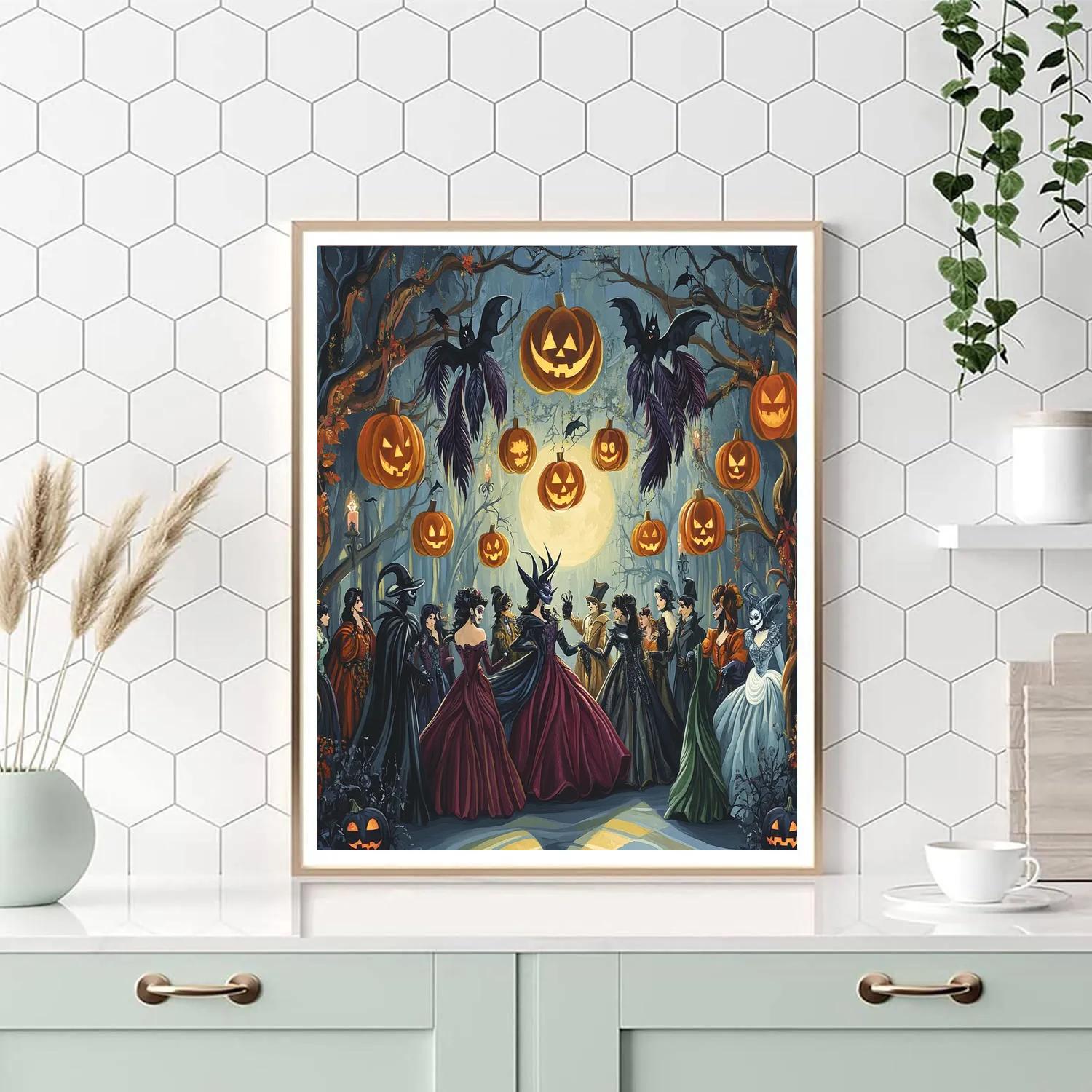 Villainous Midnight Masquerade painting number kit