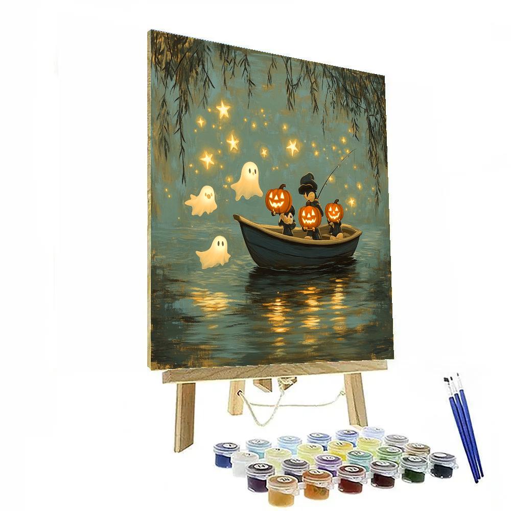 Tale Of The Lantern-Fishing Ducklings DIY paint by numbers