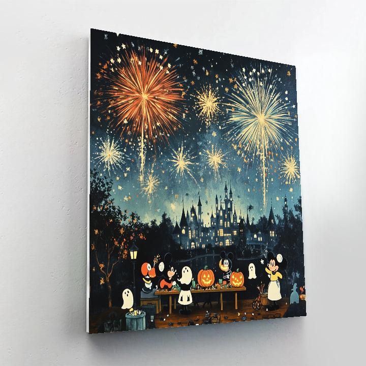 The Haunted Fireworks Workshop Numbered painting kits