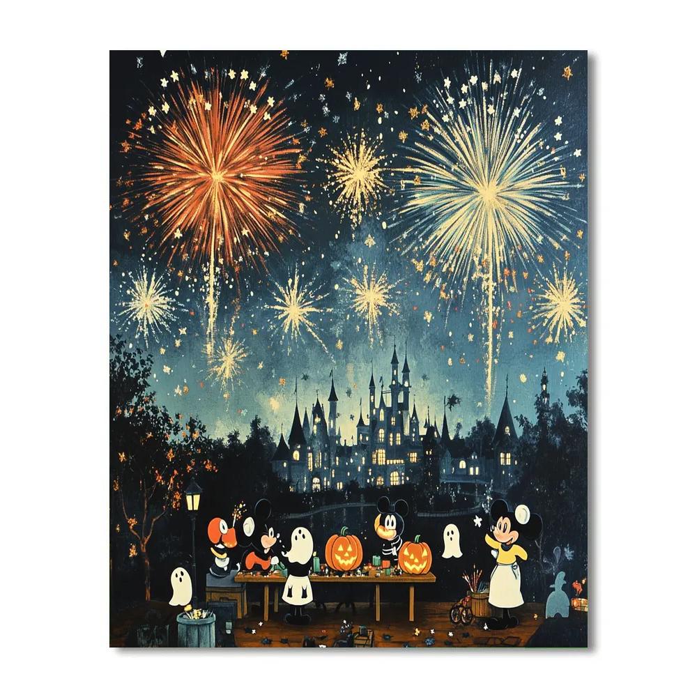 The Haunted Fireworks Workshop Numbered painting kits